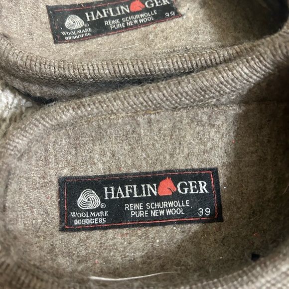 Haflinger Doggy Slipper Women's Size 39 8 Earth Brown Wool Slip On Winter Preppy - Picture 10 of 11